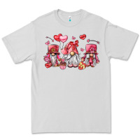 Dove Grey valentine's day gnomes Premium Tee - LillyAllenDesigns