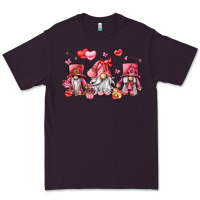 Plum valentine's day gnomes Premium Tee - LillyAllenDesigns