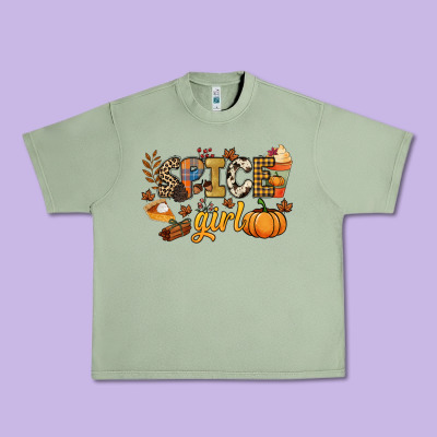 Spice Girl Urban Heavy Tee Designed By Nancycooperartshop