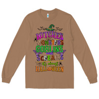 Toasted Coconut witches monsters goblins and screams its almost halloween Long Sleeve Tee - CowGirlArtShop