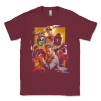 Burgundy rip jason david frank ranger Classic Tee - lanVoArt