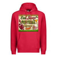 Cardinal eat sleep football repeat tumbler Premium Hoodie - BundleAndBundleShop