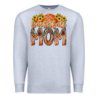 Heather Grey basketball mom Premium Sweatshirt - RacoonDesign