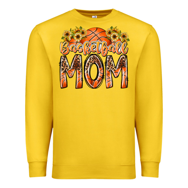 Basketball Mom Premium Sweatshirt by RacoonDesign | Teevron