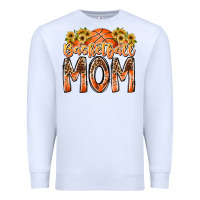White basketball mom Premium Sweatshirt - RacoonDesign