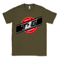 Army Green toqger vintage rainbow line Classic Tee - lanVoArt