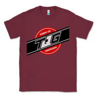 Burgundy toqger vintage rainbow line Classic Tee - lanVoArt