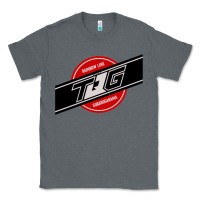 Charcoal Heather toqger vintage rainbow line Classic Tee - lanVoArt