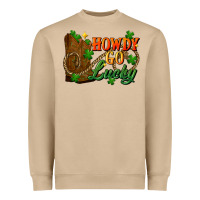 Mushroom Howdy go lucky st. patricks day Heavyweight Sweatshirt - FaDigitalArtStudio