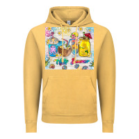 Vintage Mustard hello summer coffee cups Vintage Hoodie - TumblerDesignByShophia