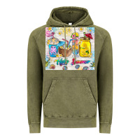 Vintage Olive hello summer coffee cups Vintage Hoodie - TumblerDesignByShophia