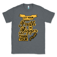 Charcoal Heather Let your Faith Be Bigger than your fear Classic Tee - Bettercallsaul