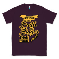 Plum Let your Faith Be Bigger than your fear Classic Tee - Bettercallsaul