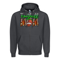 Smoke football mom Zipper Hoodie - CowhideDigitalArt