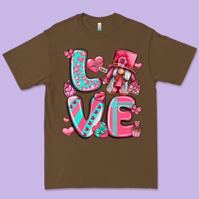 Love With Gnome Premium Tee Designed By Lillyallendesigns