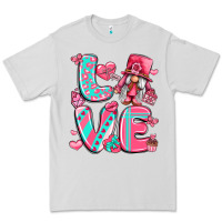 Dove Grey love with gnome Premium Tee - LillyAllenDesigns