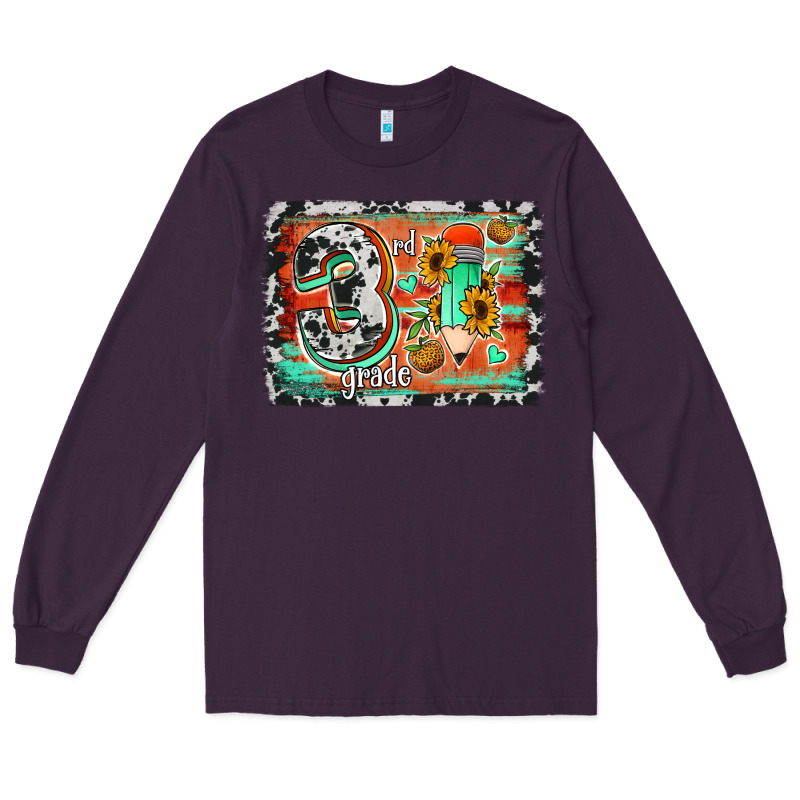 Western Back To School 3rd Grade Long Sleeve Tee by Jasminsmagicworld | Teevron