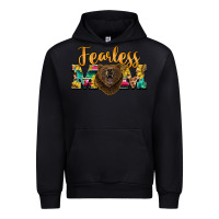 Black fearless mom bear Urban Hoodie - BarkalooDesign