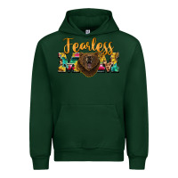 Forest Green fearless mom bear Urban Hoodie - BarkalooDesign
