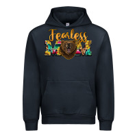 Navy fearless mom bear Urban Hoodie - BarkalooDesign