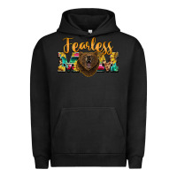 Pigment Black fearless mom bear Urban Hoodie - BarkalooDesign