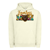 Pigment Pistachio fearless mom bear Urban Hoodie - BarkalooDesign