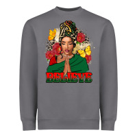 Storm believe black woman Heavyweight Sweatshirt - FaDigitalArtStudio