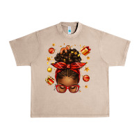 French Oak christmas afro messy bun Urban Heavy Tee - texasbilliewilder