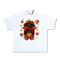 White christmas afro messy bun Urban Heavy Tee - texasbilliewilder