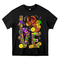 Black Love Crawfish Mardi Gras Heavy Core Tee - BundleAndBundleShop