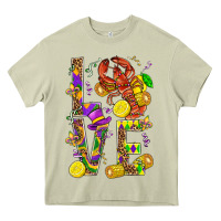 Mossy Love Crawfish Mardi Gras Heavy Core Tee - BundleAndBundleShop