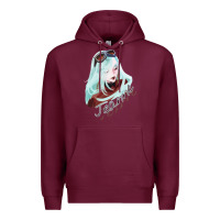 Burgundy Vintage Retro Action Bayonetta Adventure Game Birthday Gift Premium Hoodie - lanVoArt