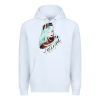 White Vintage Retro Action Bayonetta Adventure Game Birthday Gift Premium Hoodie - lanVoArt