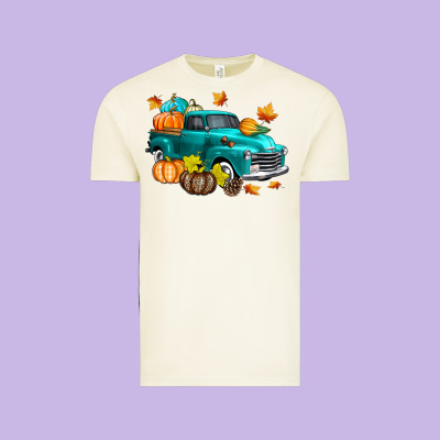 Fall Farm Truck Vintage Tee Designed By Texasbilliewilder