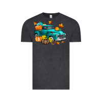 Vintage Black Fall Farm Truck Vintage Tee - texasbilliewilder