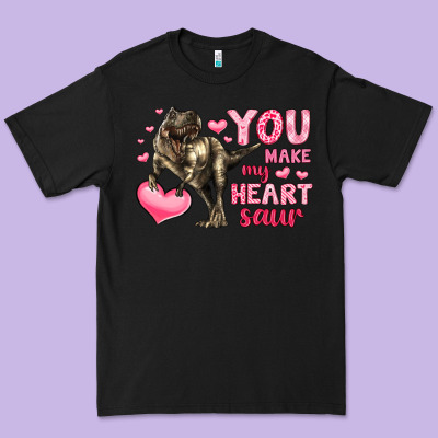 You Make My Heart Saur Premium Tee Designed By Lillyallendesigns