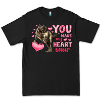 Black you make my heart saur Premium Tee - LillyAllenDesigns
