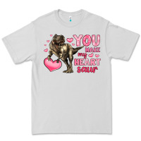 Dove Grey you make my heart saur Premium Tee - LillyAllenDesigns