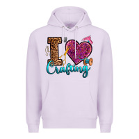 Lilac i love crafting Premium Hoodie - RanaPortraitStore