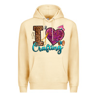 Pina Colada i love crafting Premium Hoodie - RanaPortraitStore