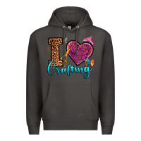 Smoke i love crafting Premium Hoodie - RanaPortraitStore