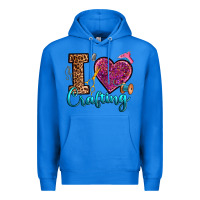 True Royal i love crafting Premium Hoodie - RanaPortraitStore