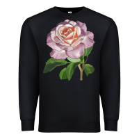 Black belinda's blush rose Premium Sweatshirt - LillyAllenDesigns