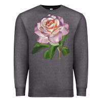 Charcoal Heather belinda's blush rose Premium Sweatshirt - LillyAllenDesigns