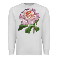 Dove Grey belinda's blush rose Premium Sweatshirt - LillyAllenDesigns