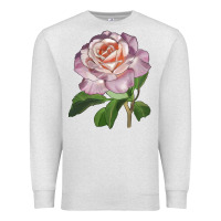 Oatmeal Heather belinda's blush rose Premium Sweatshirt - LillyAllenDesigns