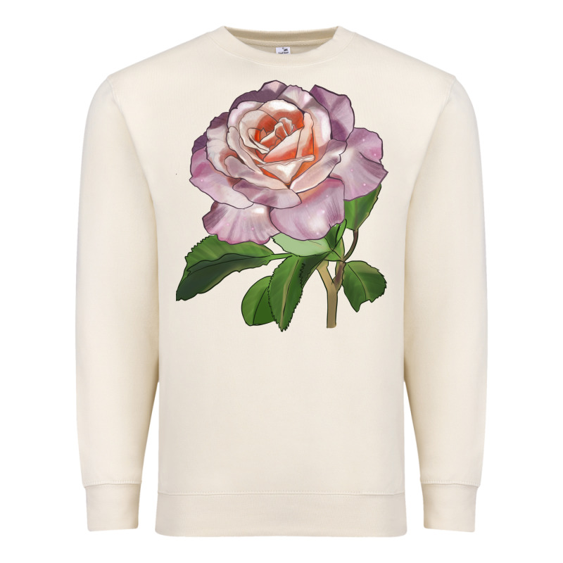 Belinda's Blush Rose Premium Sweatshirt by LillyAllenDesigns | Teevron