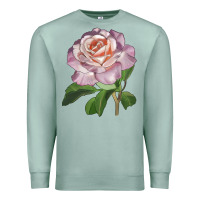 Seafoam belinda's blush rose Premium Sweatshirt - LillyAllenDesigns