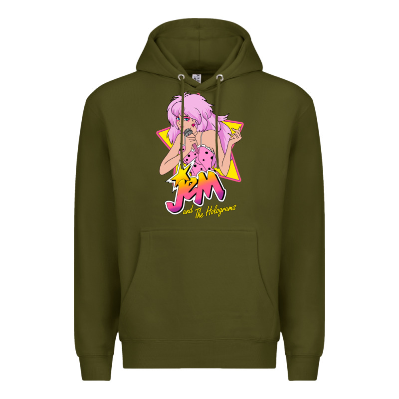 So Funny Jem And The Holograms Classic Fans Premium Hoodie by lanVoArt | Teevron