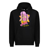 Black so funny jem and the holograms classic fans Premium Hoodie - lanVoArt